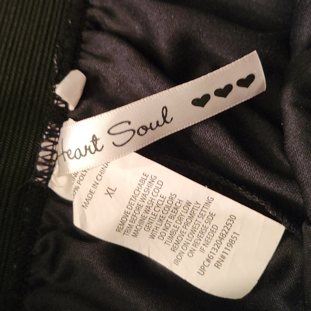 Heart Soul mini skirt with wide elastic waistband size XL - Picture 4 of 5